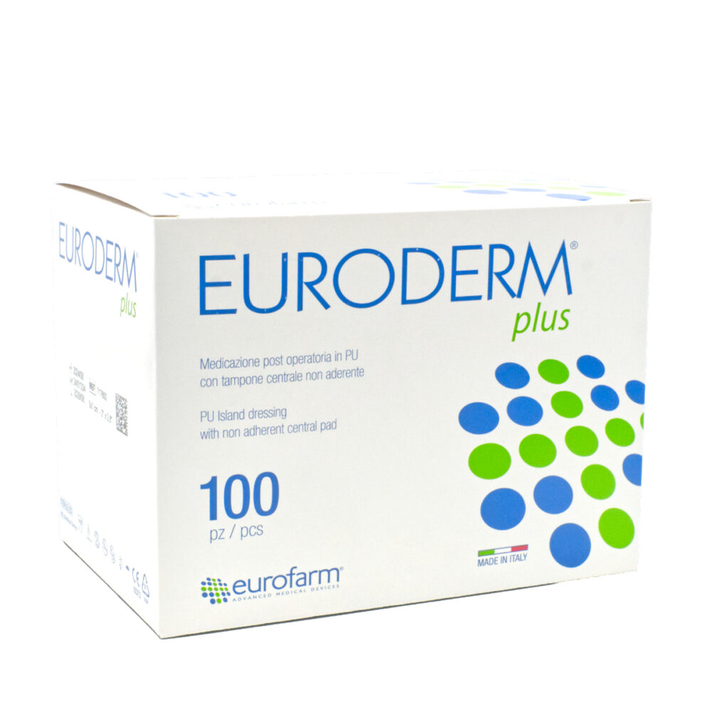 意大利 Euroderm Plus 醫療級無菌透明薄膜傷口敷料 - 5 x 7cm (盒裝：100片) [DE10]【意大利製造】