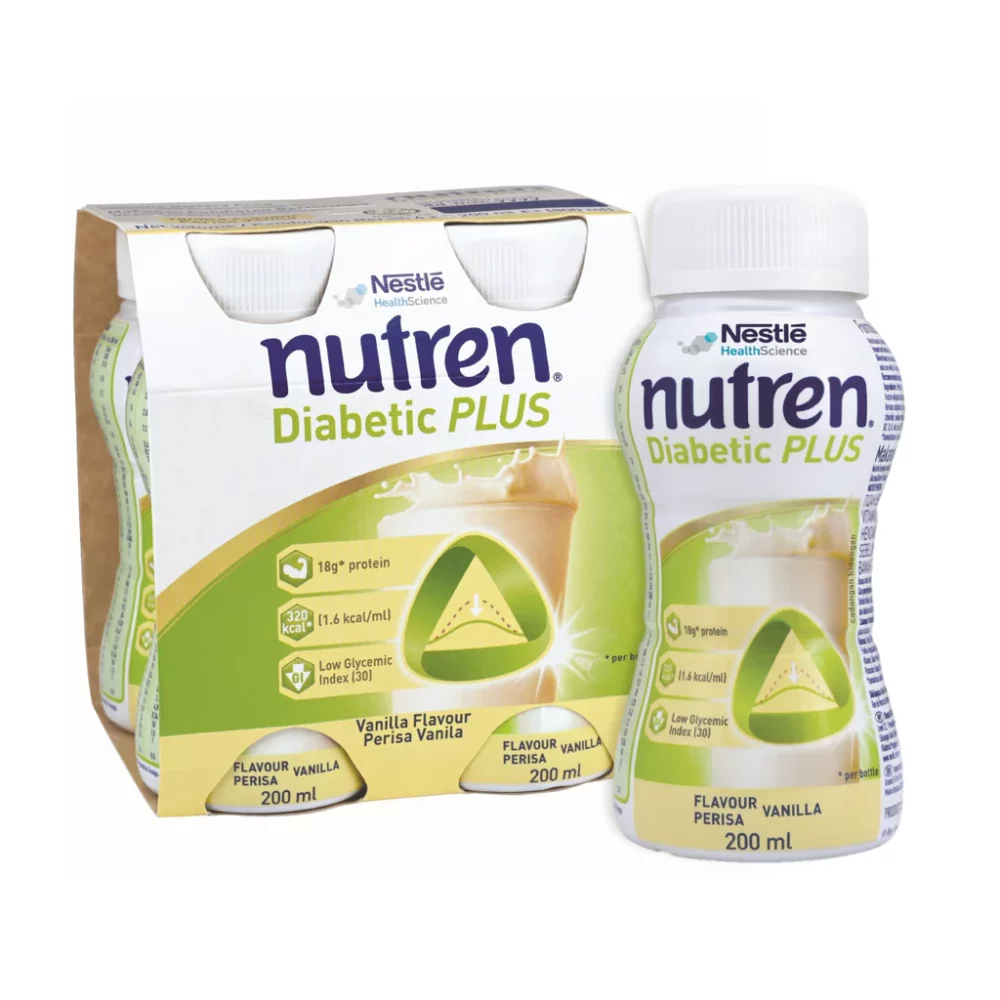 Nestle 雀巢 Nutren Diabetic Plus 佳膳適糖營養補充品 (盒裝：200ml x 4支)